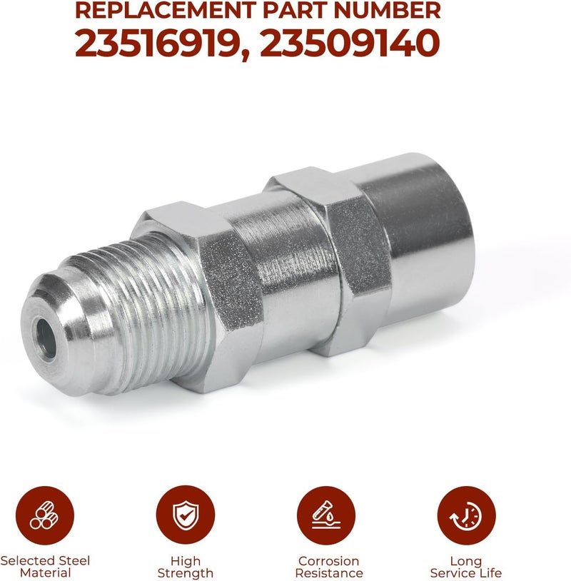 Atesilor 23516919 Fuel Check Valve Compatible with Detroit Diesel S50 8.5L & S60 11.1/12.7/14L Engine, Replaces 23509140 - Image 3